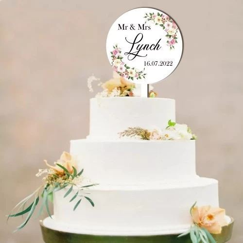 Personalised Wedding Cake Topper – WoW Creations UK Limited